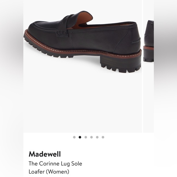 Madewell Women’s Black Leather Corinne Loafers - Picture 2 of 12